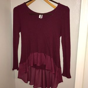 Hi Lo Sweater Type Top